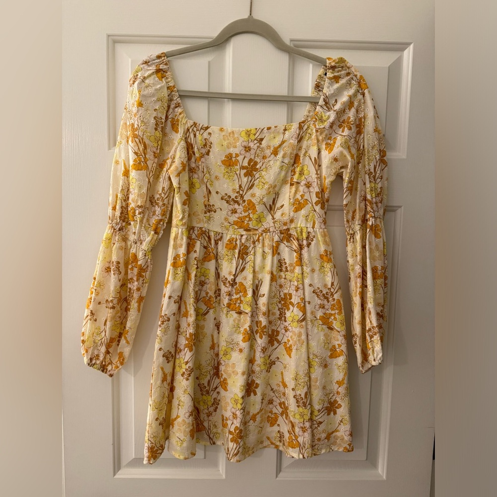 Forever 21 Yellow Floral Dress
